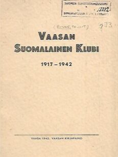 Vaasan Suomalainen Klubi 1917-1942