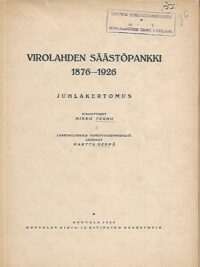Virolahden Säästöpankki 1876-1926