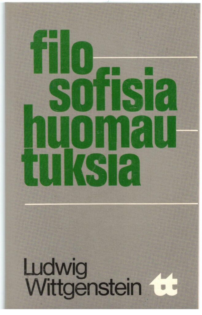 Filosofisia huomautuksia (Taskutieto 159)