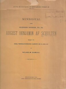 August Benjamin Af Schultén