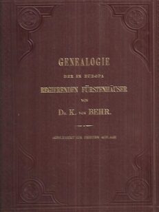 Genealogie der in Europa Regierenden Fürstenhäuser