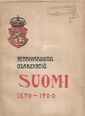 Henkivakuutus Osakeyhtiö Suomi 1890-1900