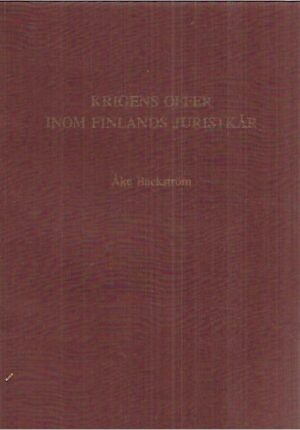 Krigens offer inom Finlands juristikår