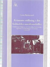 Kvinnans ställning i det finländska musiksamhället: Utbildningsmöjligheter och yrkesvillkor för kvinnliga organister, musikpedagoger och solister 1890-1939