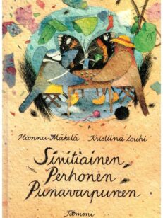 Sinitiainen,Perhonen, Punavarpunen