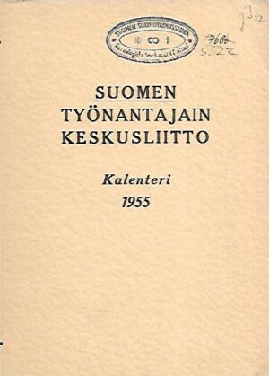 Suomen Työnantajain Keskusliitto - Kalenteri 1955