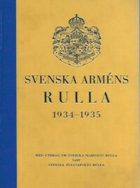 Svenska Armens Rulla 1934-1935