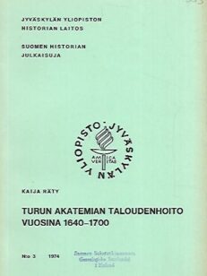 Turun akatemian taloudenhoito vuosina 1640-1700