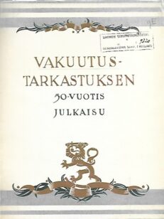 Vakuutuksentarkastuksen 50-vuotisjulkaisu