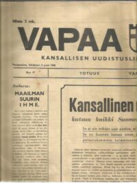 Vapaa Suomi N:o 17 4.10.1940