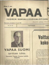 Vapaa Suomi N:o 22-23 15.11.1940