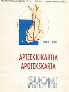 Apteekkikartta - Suomi 1:1 500 000