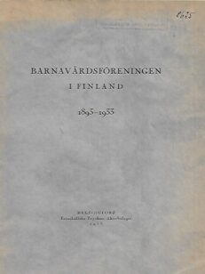 Barnavårdsföreningen i Finland 1893-1933