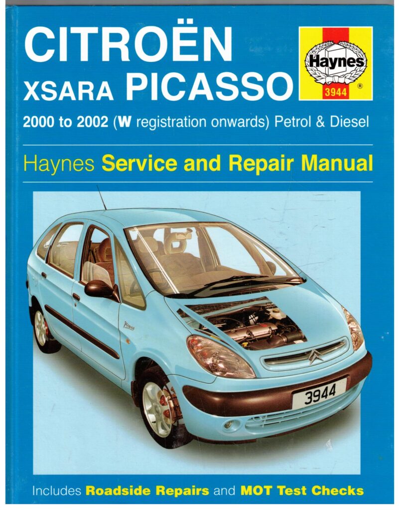 Citroen Xsara Picasso 2000 to 2002 (W registration onwards) Petrol & Diesel