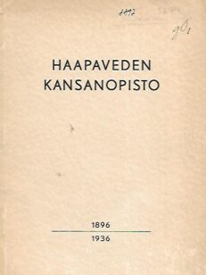 Haapaveden kansanopisto 1896-1936