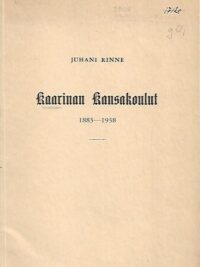 Kaarinan kansakoulut 1883-1938