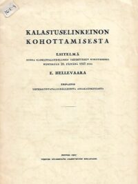 Kalastuselinkeinon kohottamisesta