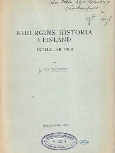 Kirurgins historia i Finland - intill år 1900