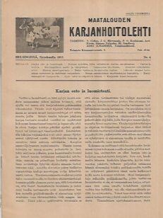 Maatalouden Karjanhoitolehti 4/1915