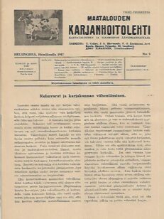 Maatalouden Karjanhoitolehti 5/1917