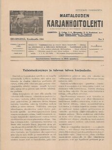 Maatalouden Karjanhoitolehti 5/1918