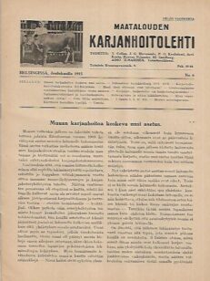 Maatalouden Karjanhoitolehti 6/1915