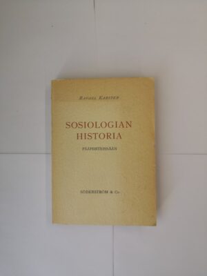 Sosiologian historia pääpiirteissään