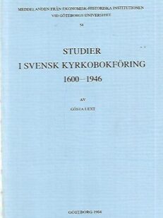 Studier i Svensk kyrkobokföring 1600-1946