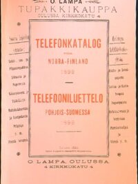 Telefooniluettelo Pohjois-Suomessa 1899