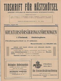 Tidskrift för Hästskötsel 5/1918