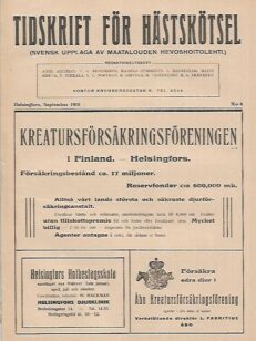 Tidskrift för Hästskötsel 6/1918