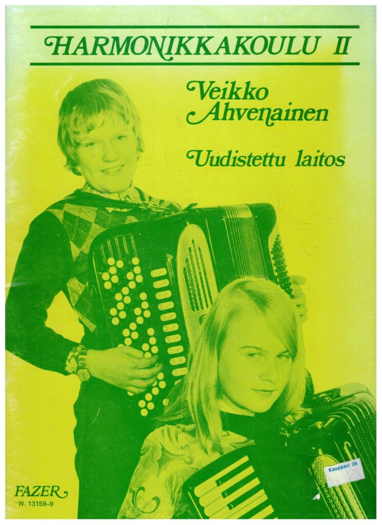 Harmonikkakoulu II Näppäin- ja pianoharmonikalle