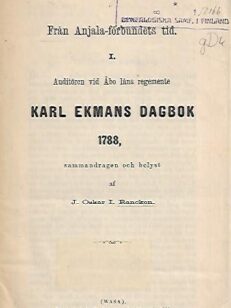 Karl Ekmans dagbok 1788