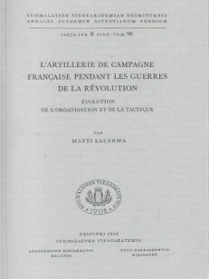 L'artillerie de Campagne Francaise pendant les Guerres de la Revolution