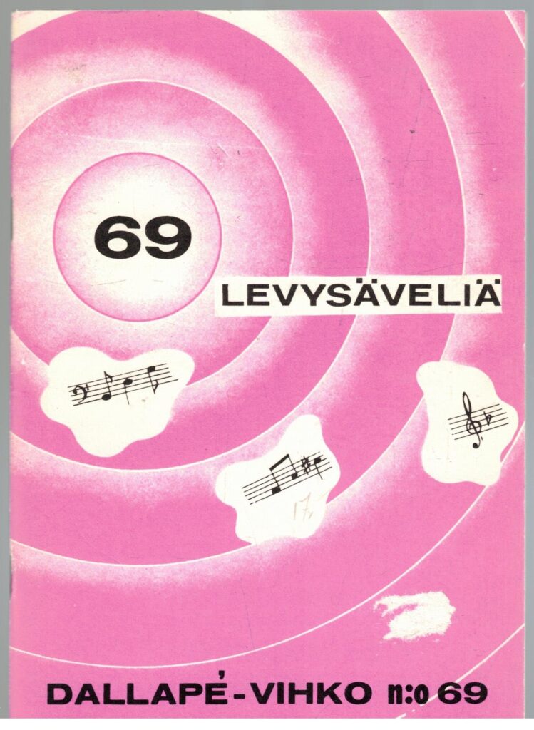 Levysäveliä - Dallape-vihko 69