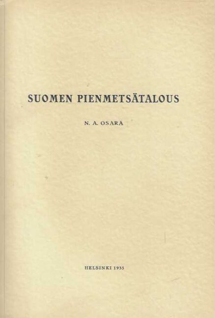 Suomen pienmetsätalous