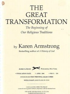 The Great Transformation - The Beginning of Our Religious Traditions