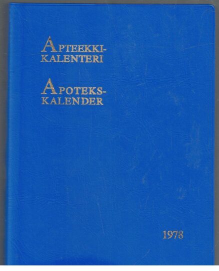 Apteekkikalenteri 1977 Apotekskalender