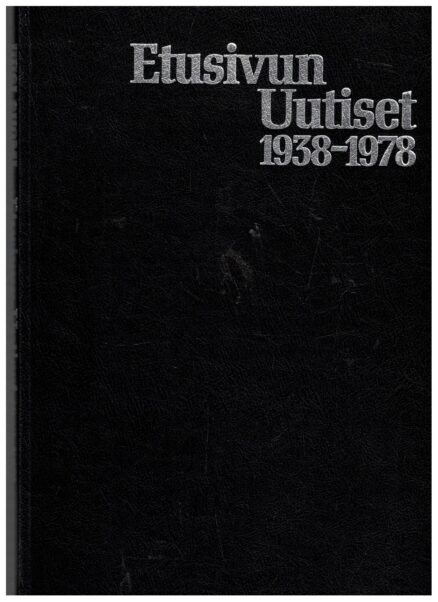 Etusivun uutiset 1938-1978