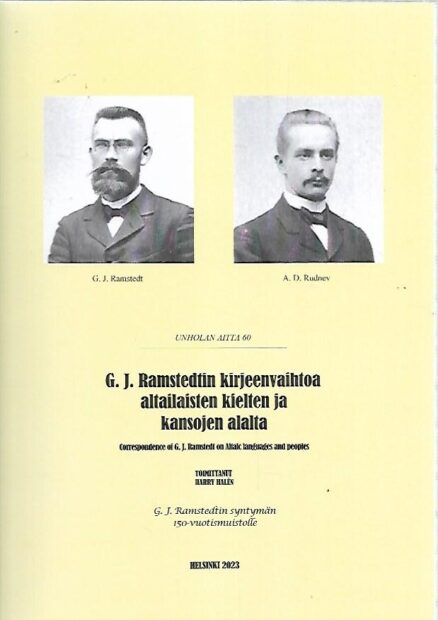 G.J. Ramstedtin kirjeenvaihtoa altailaisten kielten ja kansojen alalta