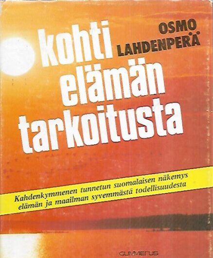 Kohti elämän tarkoitusta