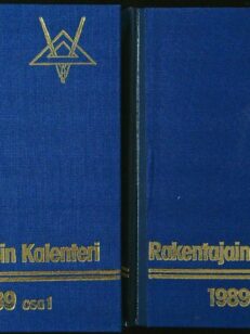 Rakentajain kalenteri 1989 osat 1-2