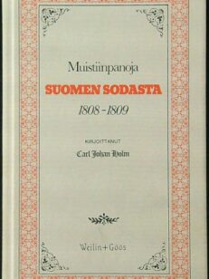 Muistiinpanoja Suomen sodasta 1808-1809