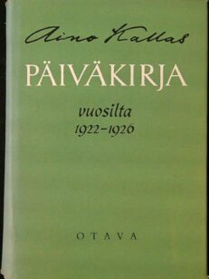 Päiväkirja vuosilta 1922 -1926