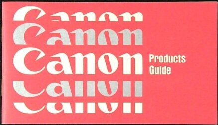 Canon Products Guide