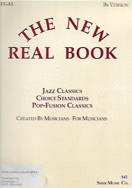 The New Real Book Bb-version - Jazz Classics/Choice Standards /Pop-Fusion Classics