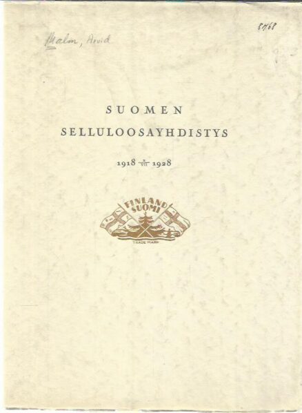 Suomen selluloosayhdistys 1918-1928