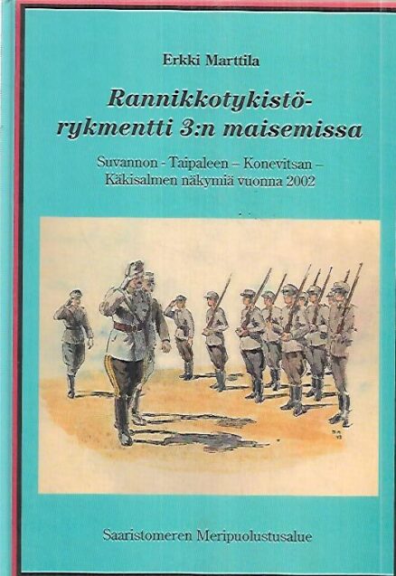 Rannikkotykistörykmentti 3:n maisemissa - Suvannon - Taipaleen - Konevitsan - Käkisalmen näkymiä vuonna 2002