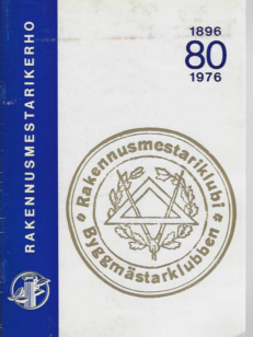 Rakennusmestarikerho 80-v 1896-1976