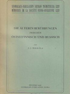 Die Älteren berührungen zwischen Ostseefinnisch und Russisch